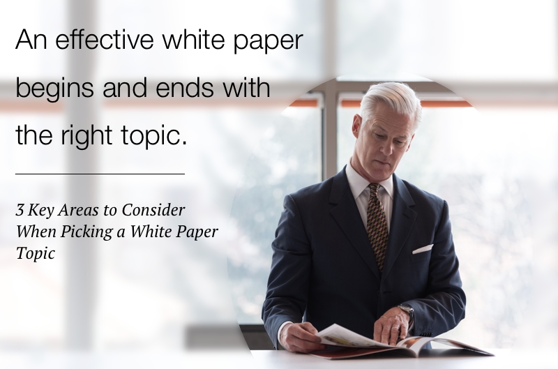 Choosing white paper topic